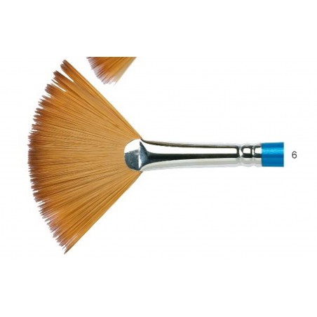 N. 6 A Ventaglio Manico Corto Serie 888 Cotman Pennello Per Acquarello