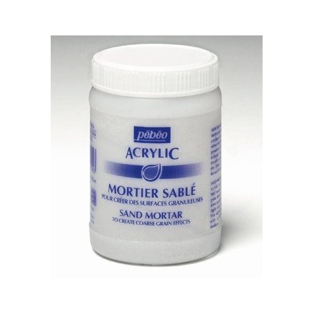 Malta Mortier Sabbiata Artist Acrylics Barattolo 250 Ml