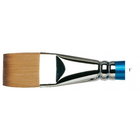 N. 1 - 25 Mm Unica Pennellata Manico Corto Serie 666 Cotman Pennello Per Acquarello