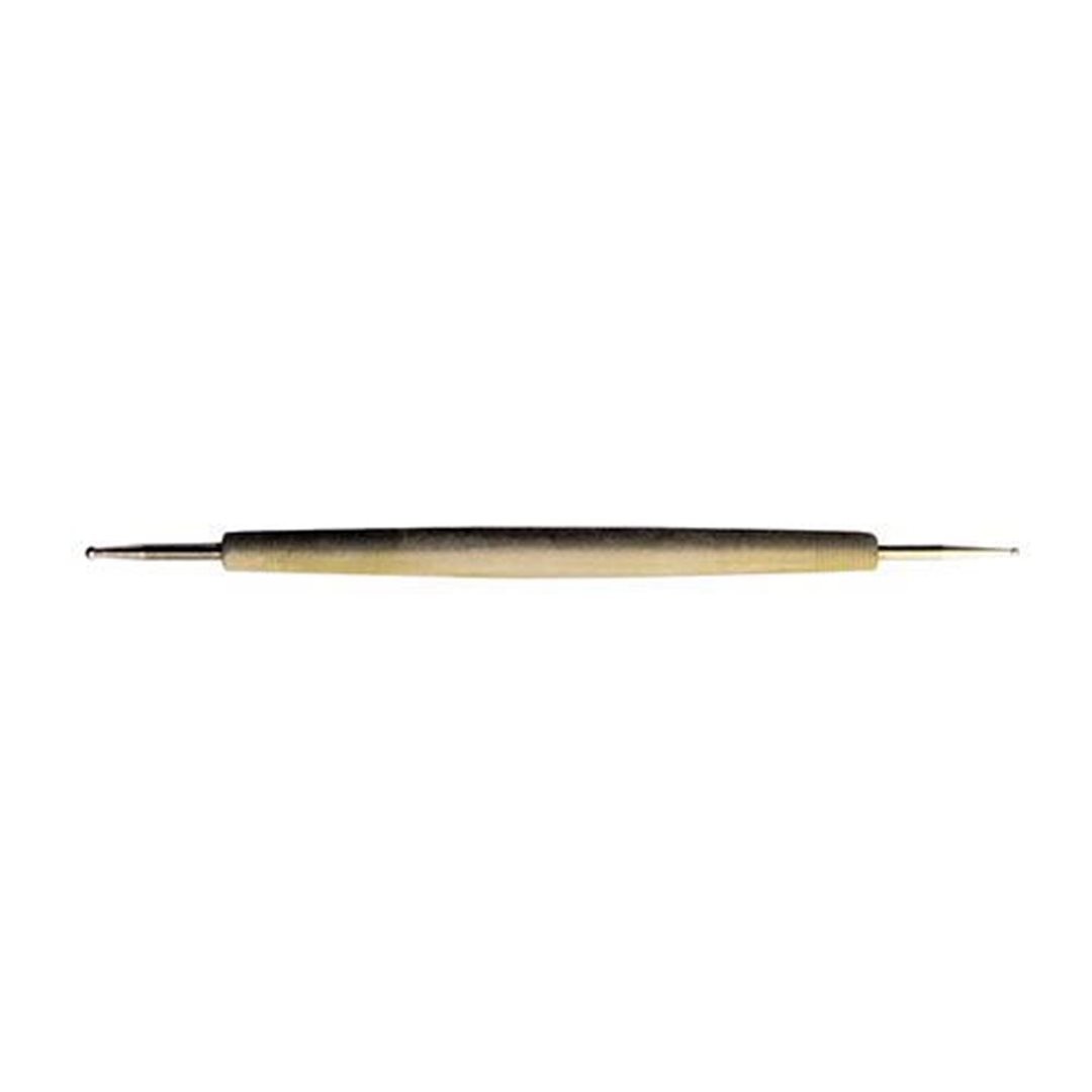 Bulino 03643 Con Doppia Punta In Acciaio Per Sbalzo-Embossing 18.5cm — immagine 2