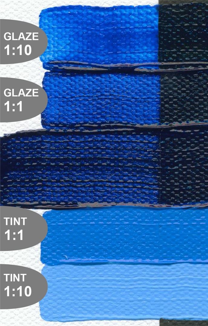 Acrilico  Ml59 Sr.4 Heavy Body 1260-Blu Phtalo/ross — immagine 2