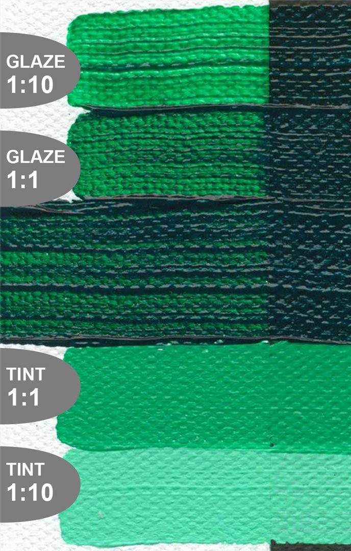 Acrilico  Ml59 Sr.4 Heavy Body 1270-Verde Phtalo/bl — immagine 2