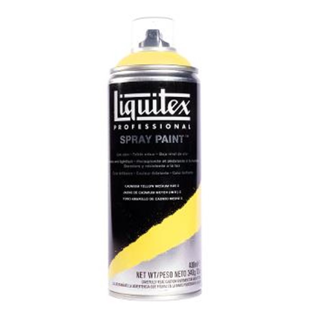Colore Acrilico  Spray Paint 400 Ml - 5830 Giallo Di Cadmio Medio Imitazione 5 — immagine 2