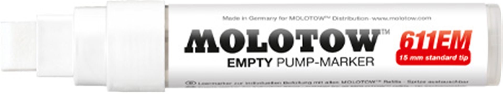 Marker Vuoto 611em 15/20 Mm Punta Quadra — immagine 3