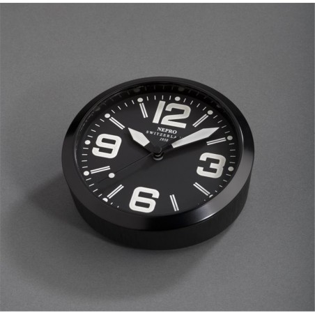 Table Clock  Fora Black | Nepro