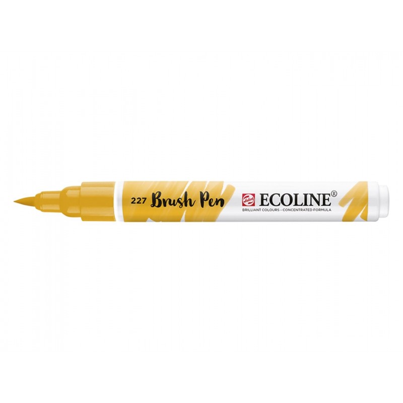 Ecoline Brushpen 205-Lemon Yellow Marker