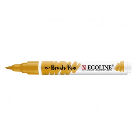 Pennarello Ecoline Brushpen 407_ocra Scura