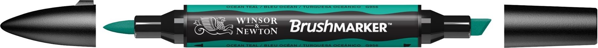 W&N - Pennarello Promarker Brush Ocean Teal (G956) — immagine 2