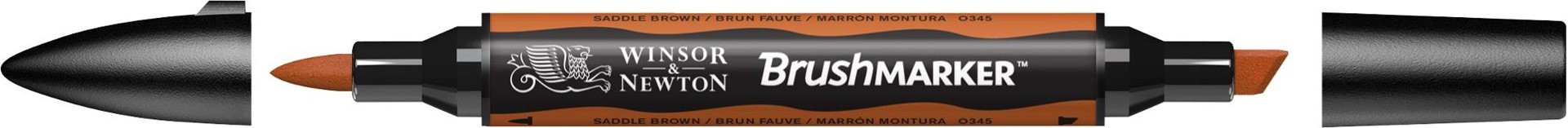 W&N - Pennarello Promarker Brush Saddle Brown (O345) — immagine 2