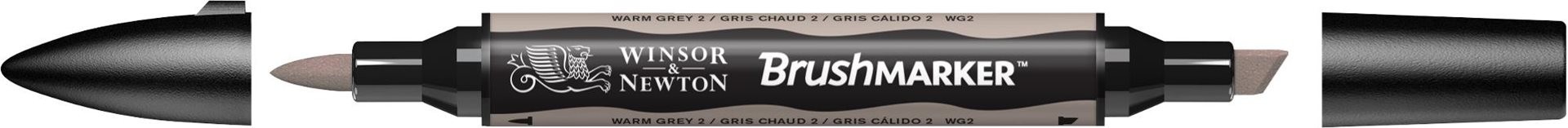 W&N - Pennarello Promarker Brush Warm Grey 2 (WG02) — immagine 2