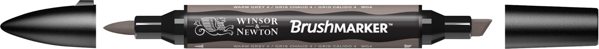 W&N - Pennarello Promarker Brush Warm Grey 4 (WG04) — immagine 2