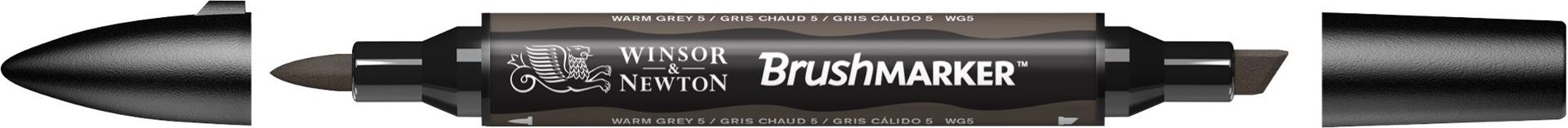 W&N - Pennarello Promarker Brush Warm Grey 5 (WG05) — immagine 2