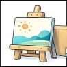 Cavalletti per pittura